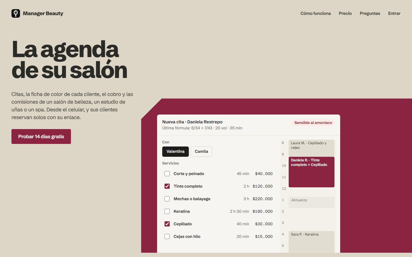 Portada de Manager Beauty, uno de los productos de GroupDevs
