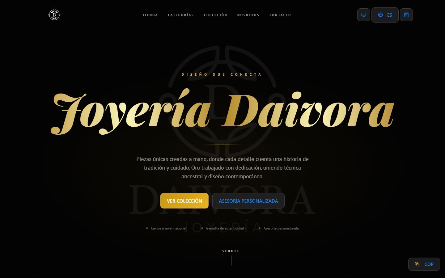 Tienda en línea de Joyería Daivora