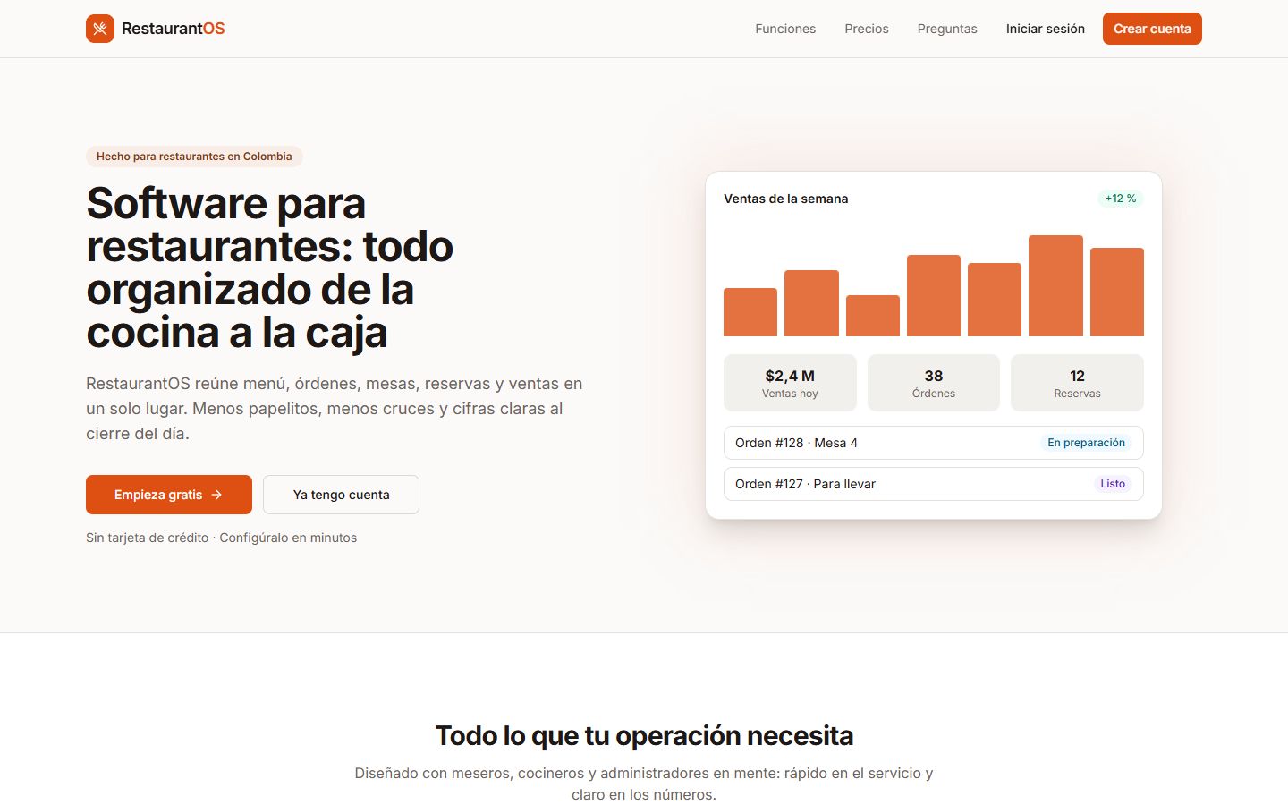 Portada de RestaurantOS